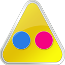 Yellow Flickr Color Icon 128x128 png